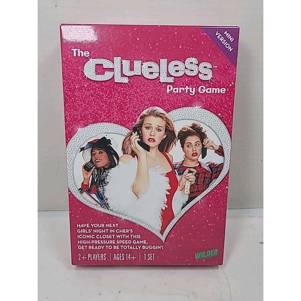 The Clueless Party Game Mini Version New In Box Sealed Fun Fashion